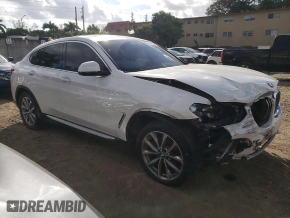 2019 BMW X4 xDrive30i with VIN 5UXUJ3C55KLG54759, listed as a Copart auction lot 38575993 with 48,956 mi miles. Bid and sale history available at carsss.com. Image 4.