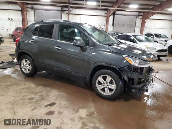 2019 Chevrolet Trax LT with VIN 3GNCJLSB9KL276720, listed as a Copart auction lot 88995655 with 41,551 mi miles and Salvage Title. Bid and sale history available at carsss.com. Image 4.