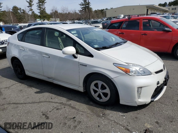 2013 Toyota Prius One with VIN JTDKN3DU1D5550647, listed as a Copart auction lot 49250345 with 129,714 mi miles and Salvage Title. Bid and sale history available at carsss.com. Image 4.