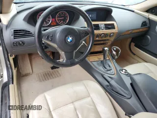 2004 BMW 6 Series 645Ci with VIN WBAEH73434B189062, listed as a Copart auction lot 83953034 with 122,862 mi miles and Salvage Title. Bid and sale history available at carsss.com. Image 8.