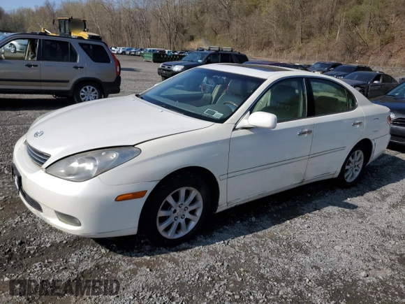 2002 Lexus ES 300 with VIN JTHBF30G925029779, listed as a Copart auction lot 51455565 with 222,525 mi miles and Clean Title. Bid and sale history available at DreamBid. Image 1.