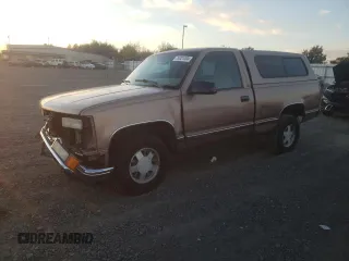 1996 Chevrolet Silverado 1500 with VIN 1GCEC14RXTZ201089, listed as a Copart auction lot 79321404 with 196,822 mi miles and Salvage Title. Bid and sale history available at DreamBid. Image 1.