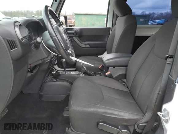 2015 Jeep Wrangler Sport with VIN 1C4AJWAG5FL761338, listed as a Copart auction lot 53123515 with 93,677 mi miles and Salvage Title. Bid and sale history available at carsss.com. Image 7.