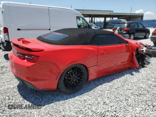 2019 Chevrolet Camaro 1LT with VIN 1G1FB3DSXK0124001, listed as a Copart auction lot 57628755 with 147,397 mi miles and Non repairable. Bid and sale history available at DreamBid. Image 3.