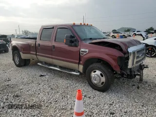 2008 Ford F-350 with VIN 1FTWW32R08EA90223, listed as a Copart auction lot 53132245 with 174,933 mi miles and Salvage title. Bid and sale history available at DreamBid. Image 4.