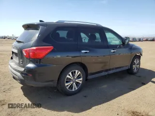 2019 Nissan Pathfinder Platinum with VIN 5N1DR2MM6KC623412, listed as a Copart auction lot 52782235 with 100,151 mi miles and Salvage title. Bid and sale history available at DreamBid. Image 3.