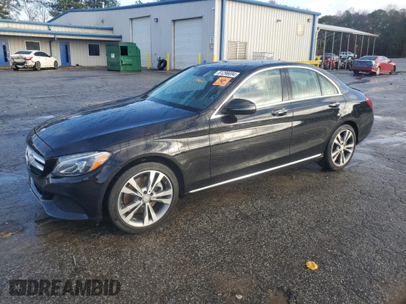 2016 Mercedes-Benz C 300 with VIN WDDWF4JBXGR179059, listed as a Copart auction lot 81296694 with Not provided miles and Salvage title. Bid and sale history available at DreamBid. Image 1.