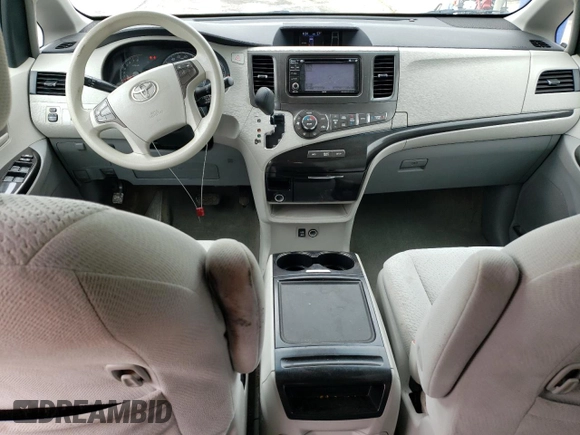 2013 Toyota Sienna LE AAS with VIN 5TDKK3DC1DS308855, listed as a Copart auction lot 55651635 with 160,019 mi miles and Salvage Title. Bid and sale history available at carsss.com. Image 8.