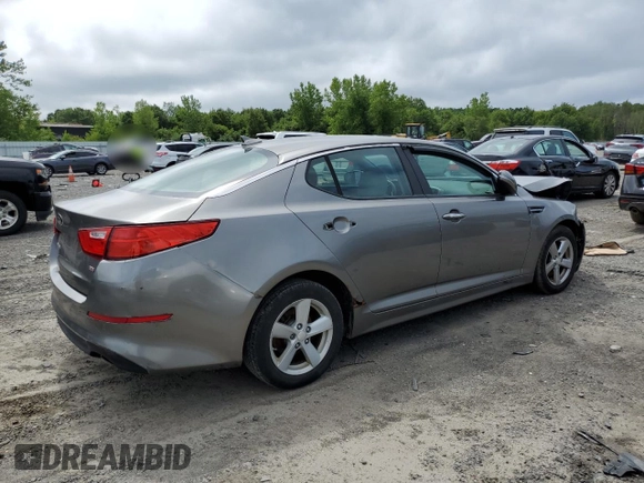 2015 Kia Optima LX with VIN 5XXGM4A76FG515579, listed as a Copart auction lot 60132045 with 156,043 mi miles and Clean title. Bid and sale history available at DreamBid. Image 3.