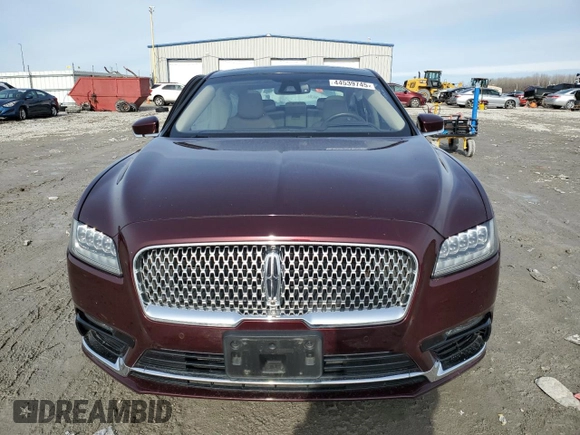 2019 Lincoln Continental Reserve with VIN 1LN6L9NC2K5602487, listed as a Copart auction lot 44539745 with 71,025 mi miles and Salvage Title. Bid and sale history available at DreamBid. Image 5.