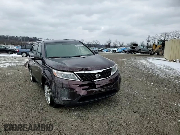 2014 Kia Sorento LX with VIN 5XYKTDA73EG427077, listed as a Copart auction lot 45952605 with 121,234 mi miles and Salvage Title. Bid and sale history available at carsss.com. Image 15.