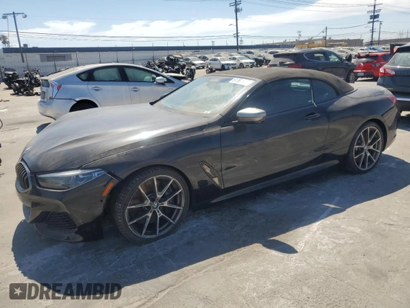 2019 BMW 8 Series M850i xDrive with VIN WBAFY4C5XKBX29838, listed as a Copart auction lot 61364633 with 21,975 mi miles. Bid and sale history available at carsss.com. Image 1.