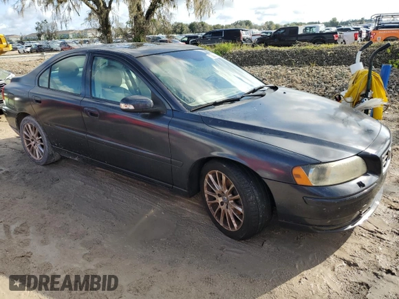 2007 Volvo S60 2.5L Turbo with VIN YV1RH592X72645362, listed as a Copart auction lot 73627514 with 80,947 mi miles and Salvage Title. Bid and sale history available at carsss.com. Image 4.