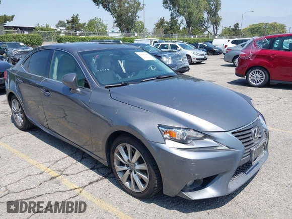 2014 Lexus IS 250 with VIN JTHBF1D27E5009067, listed as a IAAI auction lot 42597405 with 141,102 mi miles and . Bid and sale history available at DreamBid. Image 1.
