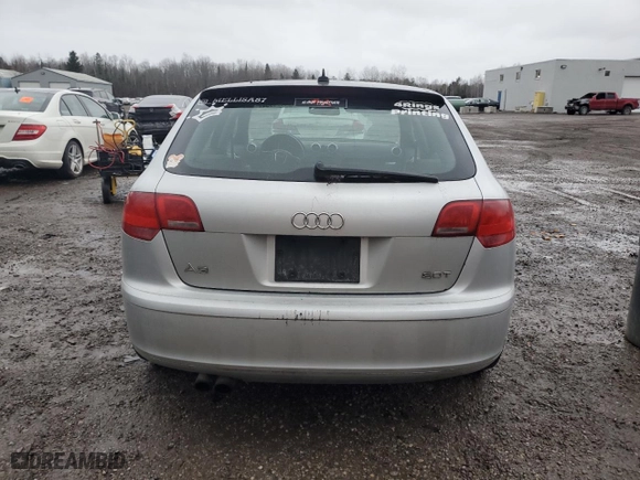 2008 Audi A3 with VIN WAUHF68P38A138883, listed as a Copart auction lot 84471954 with 294,220 mi miles and Clean Title. Bid and sale history available at carsss.com. Image 6.