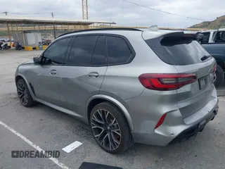 2022 BMW X5 M with VIN 5YMJU0C00N9M59253, listed as a IAAI auction lot 41476833 with 27,813 mi miles. Bid and sale history available at carsss.com. Image 3.