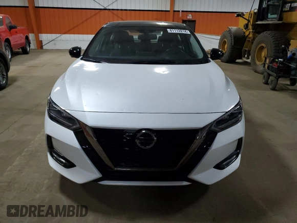 2023 Nissan Sentra SR with VIN 3N1AB8DV9PY300187, listed as a Copart auction lot 81112814 with 17,594 mi miles and Clean Title. Bid and sale history available at DreamBid. Image 5.