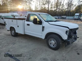 2021 Ford F-350 XL with VIN 1FTRF3A62MEC39018, listed as a Copart auction lot 80884973 with 45,966 mi miles and Non repairable. Bid and sale history available at DreamBid. Image 4.