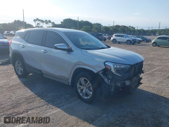 2018 GMC Terrain SLE with VIN 3GKALMEV7JL404266, listed as a IAAI auction lot 41990127 with 57,869 mi miles and . Bid and sale history available at DreamBid. Image 1.