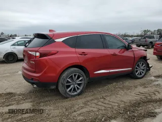 2020 Acura RDX Technology with VIN 5J8TC1H52LL020748, listed as a Copart auction lot 44591955 with 31,471 mi miles and Salvage title. Bid and sale history available at DreamBid. Image 3.