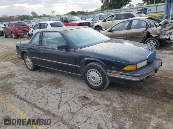 1991 Buick Regal with VIN 2G4WB14L2M1807172, listed as a Copart auction lot 68718244 with 92,450 mi miles and Salvage Title. Bid and sale history available at DreamBid. Image 4.