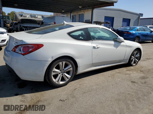 2011 Hyundai Genesis Coupe with VIN KMHHT6KD2BU063668, listed as a Copart auction lot 46378695 with 114,932 mi miles and Clean title. Bid and sale history available at DreamBid. Image 3.