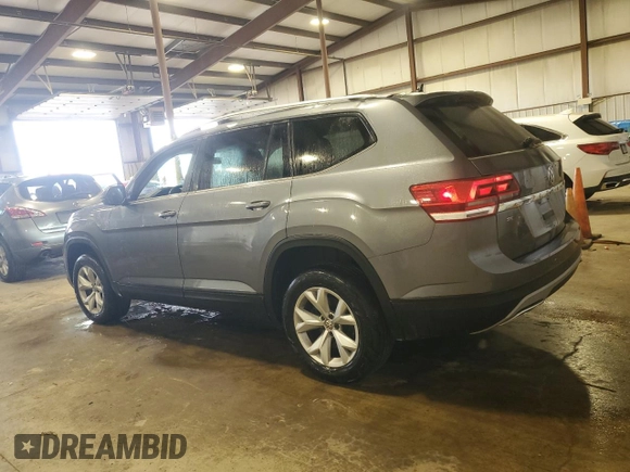 2018 Volkswagen Atlas SE with VIN 1V2KR2CA9JC571127, listed as a Copart auction lot 58188885 with 106,745 mi miles and Salvage title. Bid and sale history available at DreamBid. Image 2.