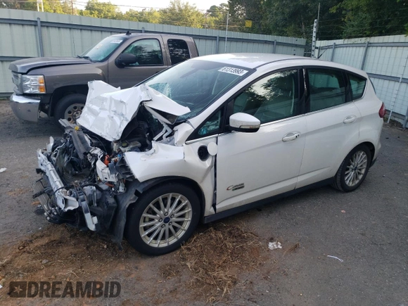 2015 Ford C-Max Energi SEL with VIN 1FADP5CU5FL109141, listed as a Copart auction lot 61313993 with 0 mi miles. Bid and sale history available at carsss.com. Image 1.