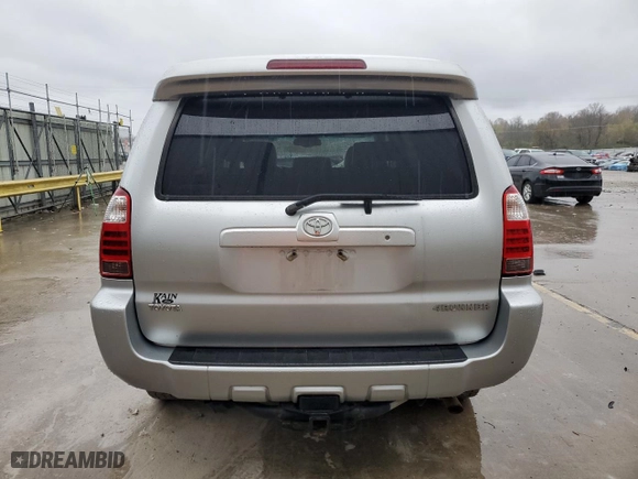 2006 Toyota 4Runner Limited with VIN JTEBT17R460059194, listed as a Copart auction lot 80360814 with 158,992 mi miles and Non Repairable. Bid and sale history available at carsss.com. Image 6.