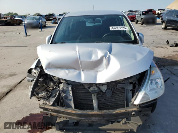 2012 Nissan Versa S with VIN 3N1BC1CP2CK807750, listed as a Copart auction lot 66369184 with 136,699 mi miles and Salvage Title. Bid and sale history available at carsss.com. Image 5.