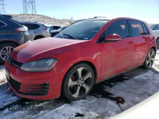 2015 Volkswagen Golf GTI S with VIN 3VW4T7AU3FM001827, listed as a Copart auction lot 88165605 with 115,807 mi miles and Salvage Title. Bid and sale history available at carsss.com. Image 1.