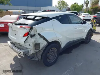 2018 Toyota C-HR XLE with VIN NMTKHMBX4JR049041, listed as a IAAI auction lot 42038397 with 74,930 mi miles. Bid and sale history available at carsss.com. Image 4.