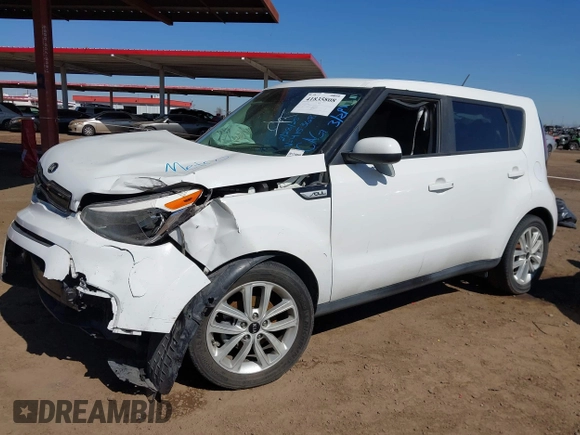2017 Kia Soul + with VIN KNDJP3A56H7415368, listed as a IAAI auction lot 41835808 with 1 mi miles. Bid and sale history available at carsss.com. Image 17.