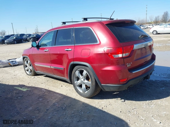 2012 Jeep Grand Cherokee Overland with VIN 1C4RJFCTXCC166770, listed as a IAAI auction lot 41833086 with 175,656 mi miles. Bid and sale history available at carsss.com. Image 3.