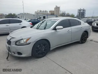 2012 Nissan Maxima 3.5 S with VIN 1N4AA5AP8CC802363, listed as a Copart auction lot 50999655 with 185,873 mi miles and Salvage Title. Bid and sale history available at carsss.com. Image 1.