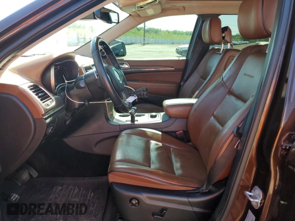 2015 Jeep Grand Cherokee Summit с VIN 1C4RJFJG9FC914516, выставлен на аукционе Copart как лот 57410505 с пробегом 130 350 миль миль и Списание • Salvage title. История ставок и продаж доступна на DreamBid. Изображение 7.