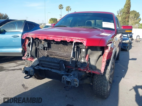 2013 Ford F-150 XL with VIN 1FTFW1ET2DKE38806, listed as a IAAI auction lot 42002353 with 106,073 mi miles. Bid and sale history available at carsss.com. Image 6.