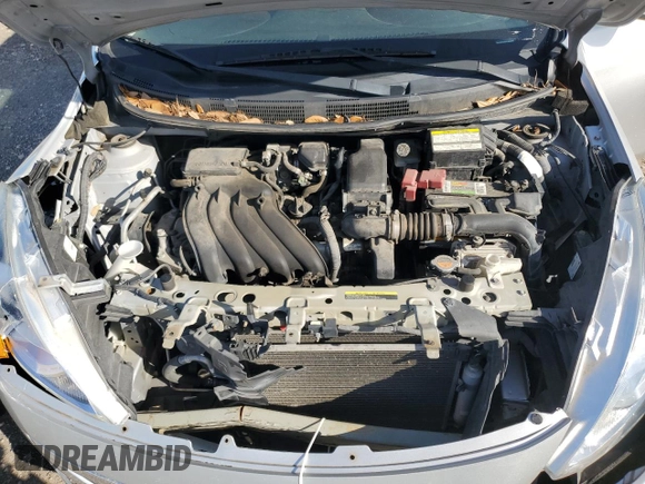 2015 Nissan Versa SV with VIN 3N1CN7AP4FL850523, listed as a Copart auction lot 52056215 with 130,538 mi miles and Salvage Title. Bid and sale history available at carsss.com. Image 11.