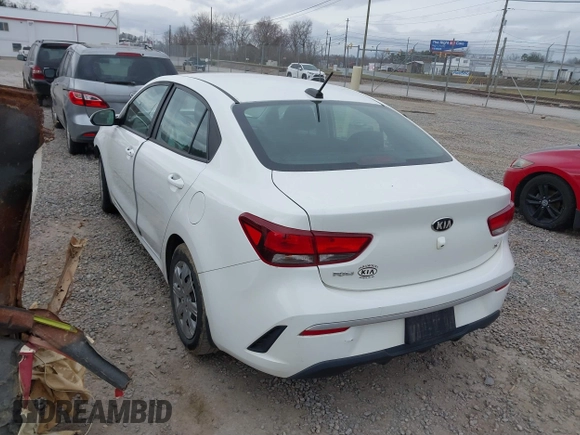 2021 Kia Rio LX with VIN 3KPA24AD3ME400283, listed as a IAAI auction lot 41495331 with 84,920 mi miles. Bid and sale history available at carsss.com. Image 3.