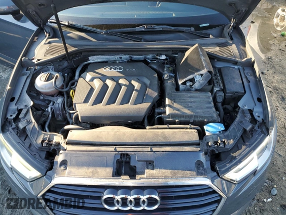 2017 Audi A3 Sedan Premium with VIN WAUAUGFF1H1060885, listed as a Copart auction lot 45516145 with 64,494 mi miles and Salvage Title. Bid and sale history available at carsss.com. Image 11.