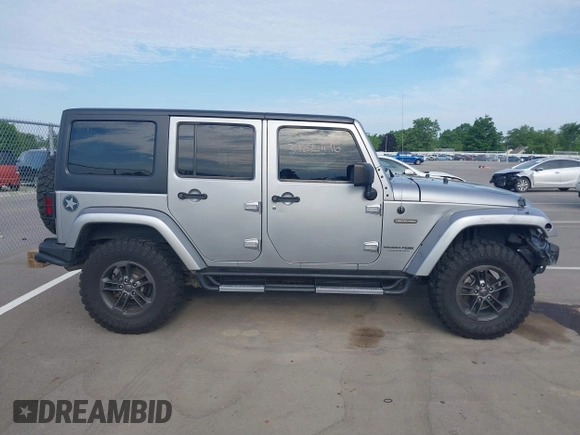 2018 Jeep Wrangler Unlimited Sport S with VIN 1C4BJWDG5JL827850, listed as a IAAI auction lot 39621196 with 93,231 mi miles and . Bid and sale history available at DreamBid. Image 13.