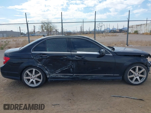2012 Mercedes-Benz C-Class C 300 Sport with VIN WDDGF8BB7CA718546, listed as a IAAI auction lot 41901351 with 218,830 mi miles. Bid and sale history available at carsss.com. Image 13.