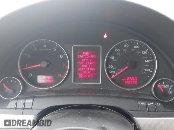 2008 Audi A4 2.0T with VIN WAUDF78E68A110062, listed as a IAAI auction lot 41727732 with 122,633 mi miles and . Bid and sale history available at DreamBid. Image 7.