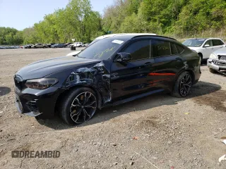 2020 BMW X4 M with VIN 5YMUJ0C07LLU67405, listed as a Copart auction lot 51430373 with 0 mi miles. Bid and sale history available at carsss.com. Image 1.