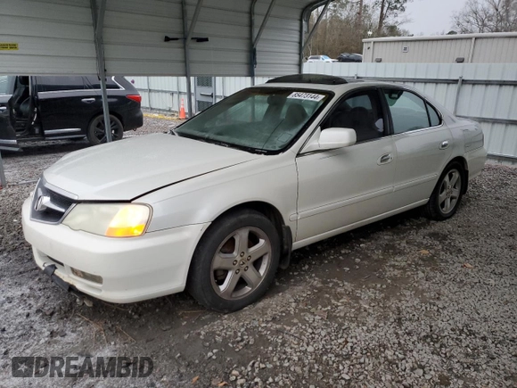 2002 Acura TL Type S with VIN 19UUA56882A059093, listed as a Copart auction lot 85473144 with 0 mi miles and Salvage Title. Bid and sale history available at carsss.com. Image 1.
