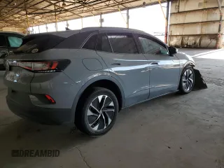 2021 Volkswagen ID.4 Pro S z VIN WVGTMPE27MP027516, wystawiony jako Copart lot #57872345 z przebiegiem Nie podano mil oraz Tytuł czysty. Historia ofert i sprzedaży dostępna na DreamBid. Obrazek 3.
