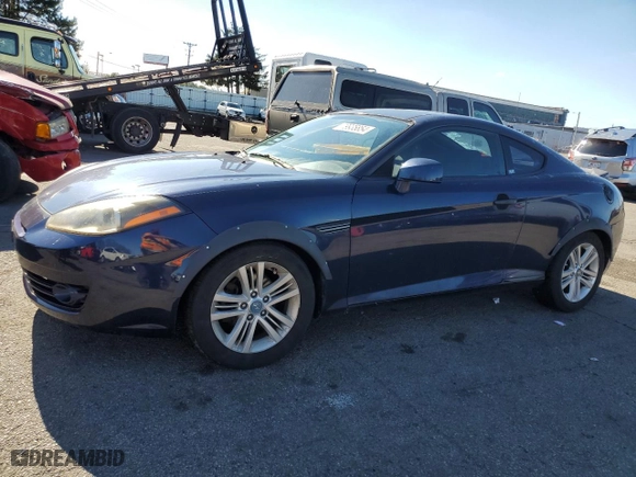 2008 Hyundai Tiburon GS with VIN KMHHM66D98U283891, listed as a Copart auction lot 79935854 with 205,482 mi miles and Salvage Title. Bid and sale history available at carsss.com. Image 1.