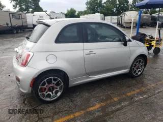 2013 FIAT 500 Sport with VIN 3C3CFFBR5DT709384, listed as a Copart auction lot 62502455 with 86,136 mi miles and Salvage title. Bid and sale history available at DreamBid. Image 3.