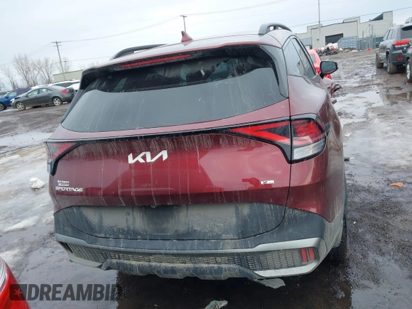 2023 Kia Sportage X-Line with VIN 5XYK6CAF0PG118758, listed as a IAAI auction lot 41682799 with 11,862 mi miles. Bid and sale history available at carsss.com. Image 17.