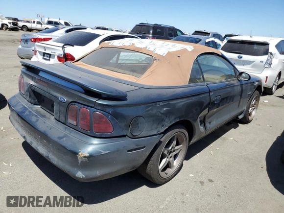 1998 Ford Mustang GT with VIN 1FAFP45X9WF103156, listed as a Copart auction lot 61475414 with 79,714 mi miles and Salvage Title. Bid and sale history available at carsss.com. Image 3.